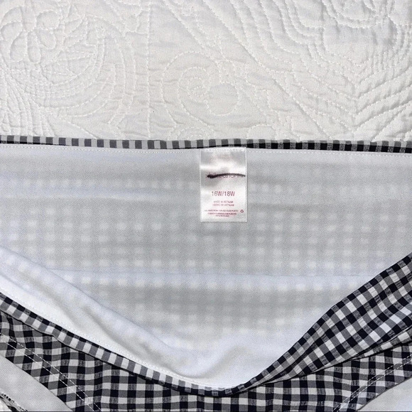 NWOT Xhilaration High-Waist Gingham Seersucker Bikini Bottoms Swimsuit Target - Picture 4 of 5